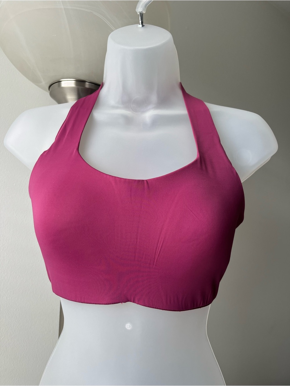 Magenta Halter Sports Bralette - Unbranded